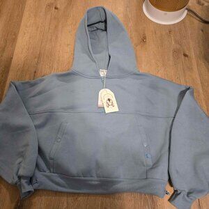 Blogilates - Marshmallow Half Zip Hooded Sweatshirt